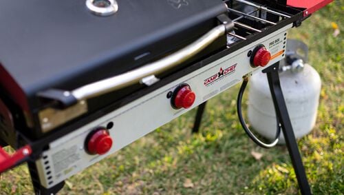 Covers 2-burners on 16-inch Cooking Systems